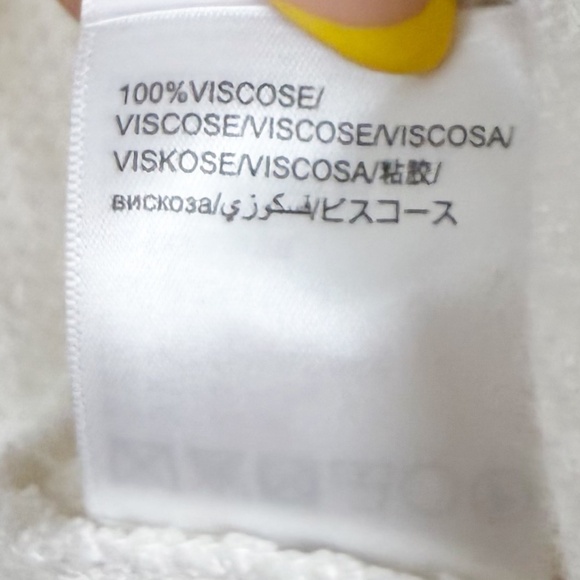 Farm Rio One Shoulder Tucano Off White Top Size Small - Picture 7 of 8